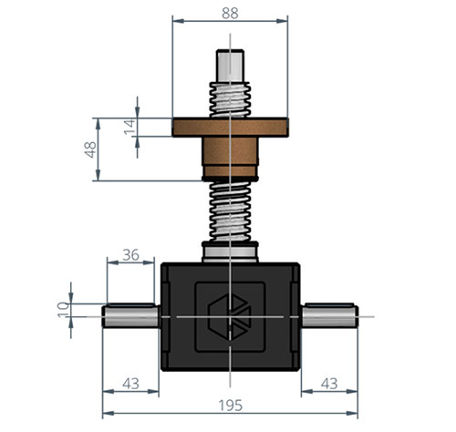 Screw Jack CAD Modelling